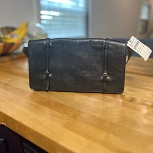 FRANCESCO BIASIA CLASSIC BLACK PURSE - NWT!